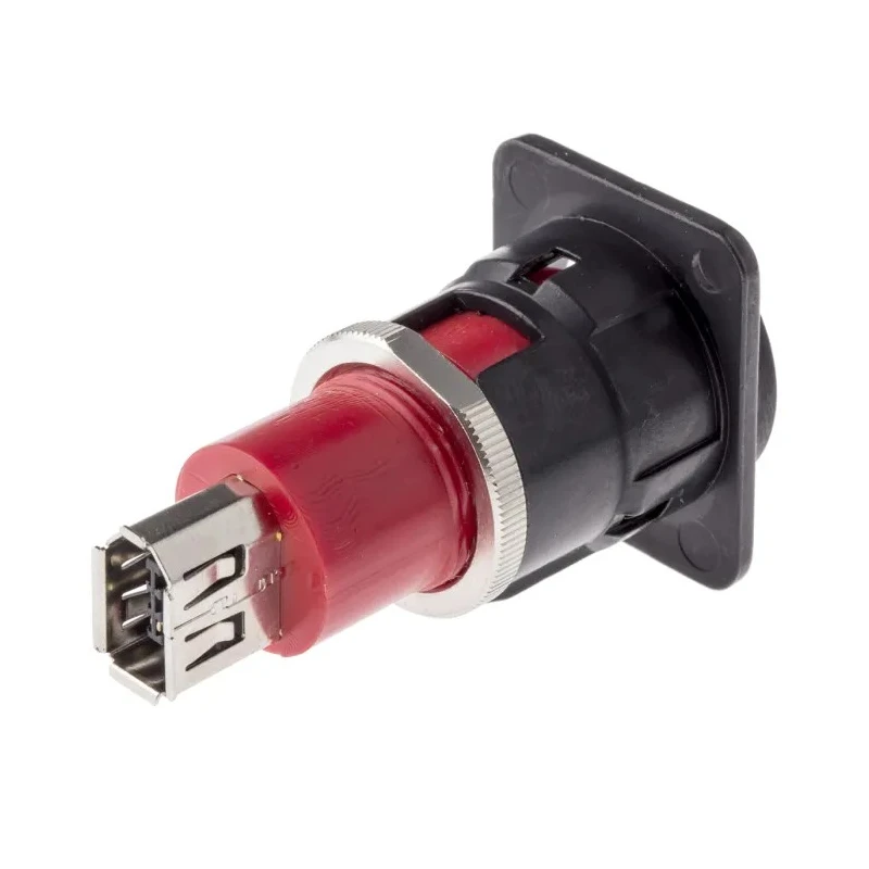 Switchcraft 6 Way Straight Panel Firewire Connector Female EHFW2BPKG