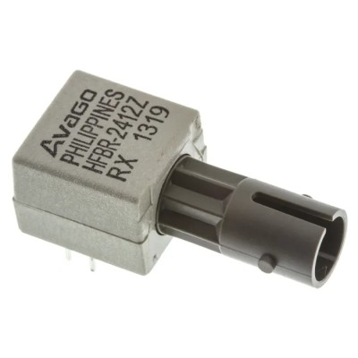 Broadcom Fibre Optic Receiver 5 MBd 865 nm Round ST Connector HFBR-2412Z