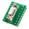 RS PRO 15 Way Right Angle PCB D-Sub Connector Male/Female 250V 3A 665-9620