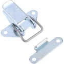 RS PRO Steel Lockable Draw Latch Zinc Plated 41 mm x 41 mm x 14 mm 665-9945