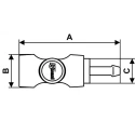 PREVOST Composite Body Safety Quick Connect Coupling 8mm ASI 061808CP