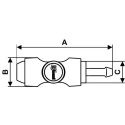 PREVOST Composite Body Safety Quick Connect Coupling 8mm, Series prevoS1 BSI 061808CP
