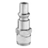 PREVOST Treated Steel Plug for Pneumatic Quick Connect Coupling 3/8 in Male BSP ARP 066152P2