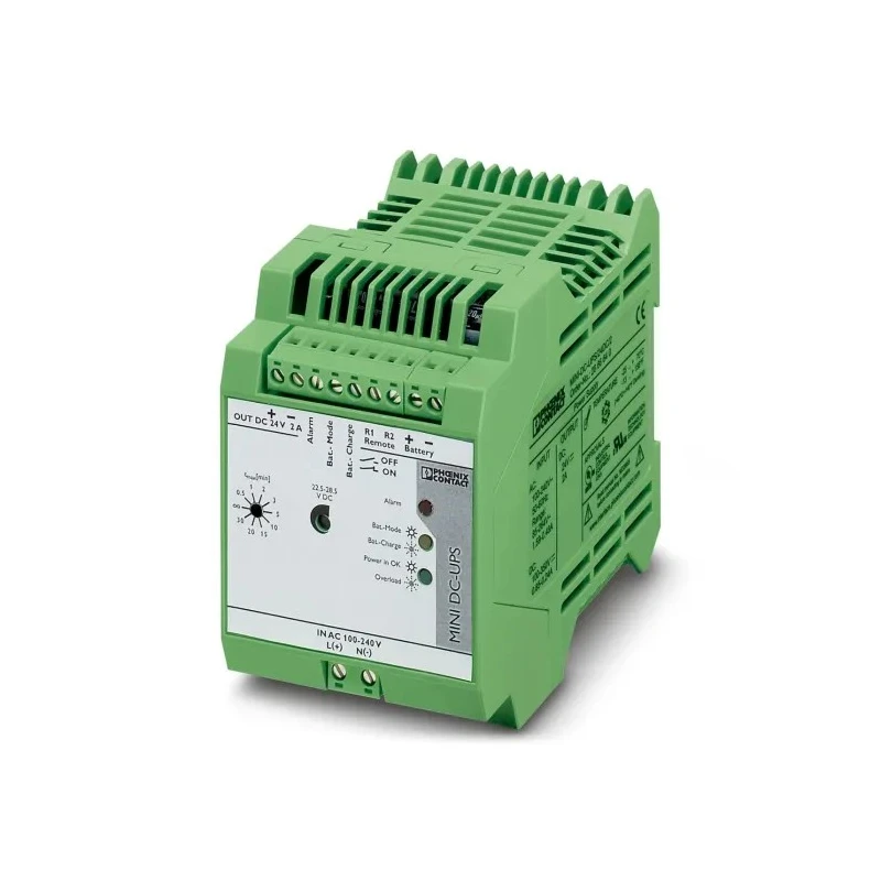 Phoenix Contact Uninterruptible Power Supply 350V dc Input 48W 24V dc Output 2A MINI-DC 2866640
