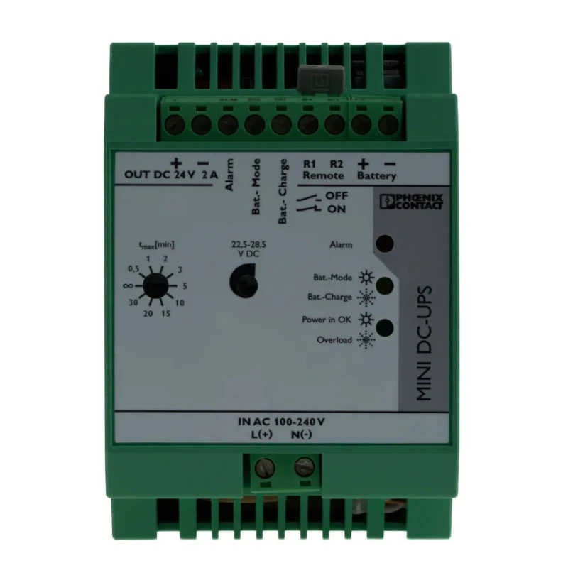 Phoenix Contact Uninterruptible Power Supply 350V dc Input 48W 24V dc Output 2A MINI-DC 2866640