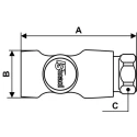 PREVOST Composite Body Safety Quick Connect Coupling with Adapter Kit 1/4 in Female Male BSP 8mm BR 600CS