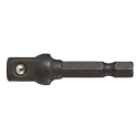 Makita 3/8 in Square Drive Socket Adapter 50mm Overall Chrome Molybdenum Steel B-54667