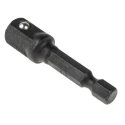 Makita 3/8 in Square Drive Socket Adapter 50mm Overall Chrome Molybdenum Steel B-54667