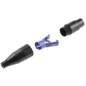 Amphenol Industrial Cable XLR Connector Straight 120V Female 3 Way Tin Plating AC3FBJ