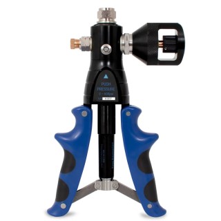 Time Electronics Hand Pump Pressure Pump Kit 7090, Maximum Pressure 40 bar, Vacuum to -950 mbar, Hose Length 1m