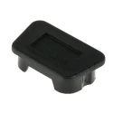 RS PRO Dust Cap for Use With Female 9-Pin D-Sub Connector Carbon Black Reinforced Polypropylene 666-0910