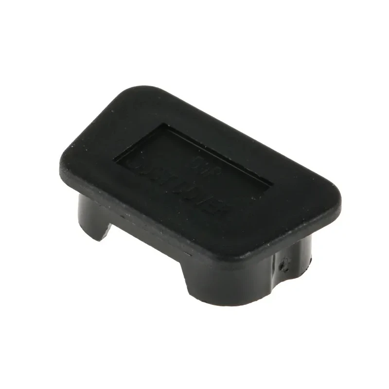 RS PRO Dust Cap for Use With Female 9-Pin D-Sub Connector Carbon Black Reinforced Polypropylene 666-0910