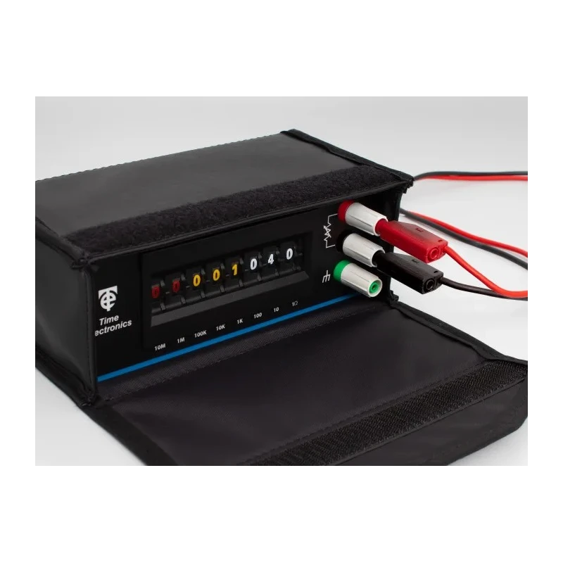 Time Electronics Resistance Decade Box Case, 8 Decades, Accuracy ±0.5 %, 1Ω to 100 Ω, 200 x 110 x 75 mm 9026