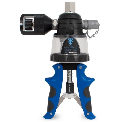 Time Electronics Hand Pump Pressure Pump Kit 700 bar Stainless Steel 130ml Tank Capacity 1/4 in BSP 7095