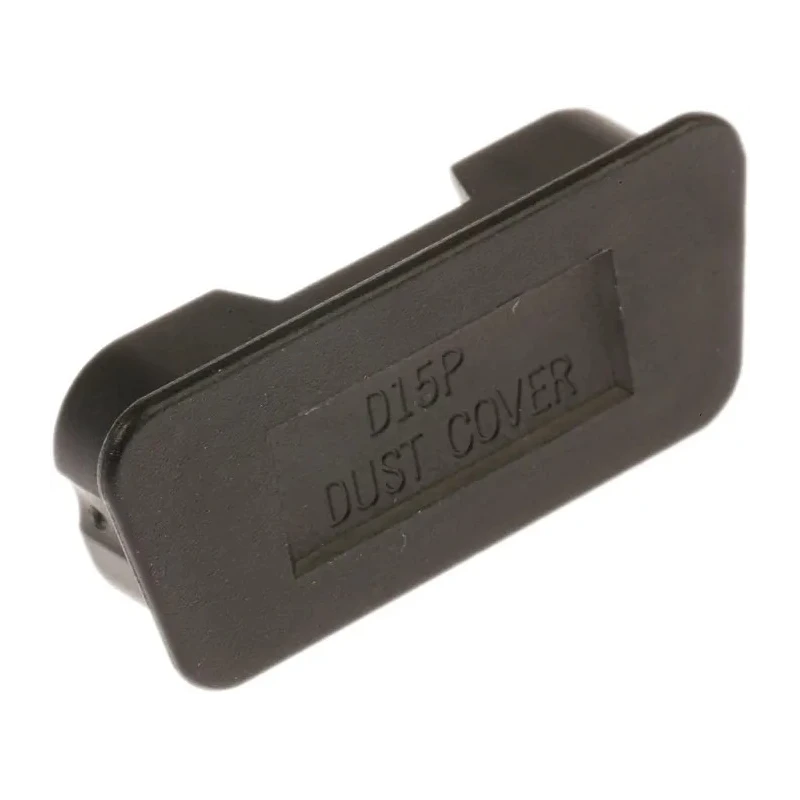 RS PRO Dust Cap for Use with D-Sub Connector Male 25 Contacts Black Polyethylene 666-0914