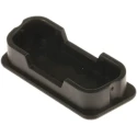 RS PRO Dust Cap for Use with D-Sub Connector Male 25 Contacts Black Polyethylene 666-0914