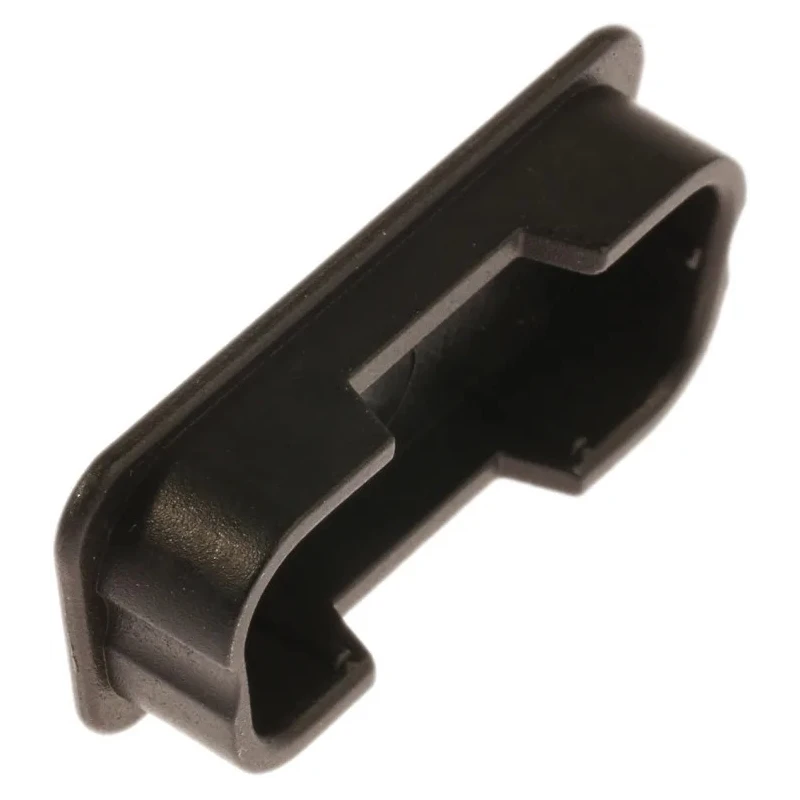 RS PRO Dust Cap for Use with D-Sub Connector Male 25 Contacts Black Polyethylene 666-0914