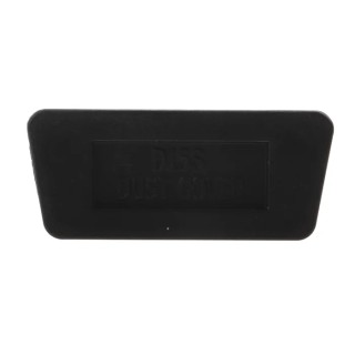RS PRO Dust Cover for Use With D-Sub Connector, Female, 15 Contacts, Black Carbon Black Reinforced Polypropylene 666-0932