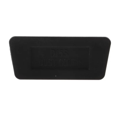 RS PRO Dust Cover for Use With D-Sub Connector, Female, 15 Contacts, Black Carbon Black Reinforced Polypropylene 666-0932