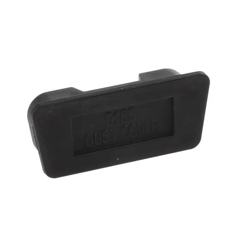 RS PRO Dust Cover for Use With D-Sub Connector, Female, 15 Contacts, Black Carbon Black Reinforced Polypropylene 666-0932