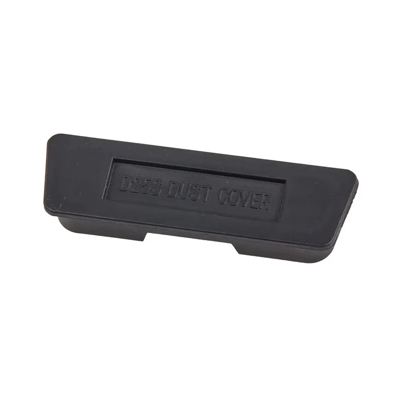 RS PRO Female 25 Way D-Sub Connector Dust Cover Carbon Black Reinforced Polypropylene 666-0936
