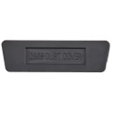 RS PRO Female 25 Way D-Sub Connector Dust Cover Carbon Black Reinforced Polypropylene 666-0936