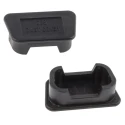 RS PRO Female 9 Way D-Sub Connector Dust Cap Carbon Black Reinforced Polypropylene 666-0939