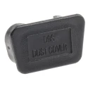 RS PRO Female 9 Way D-Sub Connector Dust Cap Carbon Black Reinforced Polypropylene 666-0939