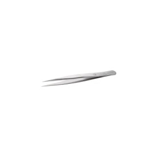 ideal-tek 90mm Stainless Steel Fine, Straight, Sharp Tweezer 0C9.SA