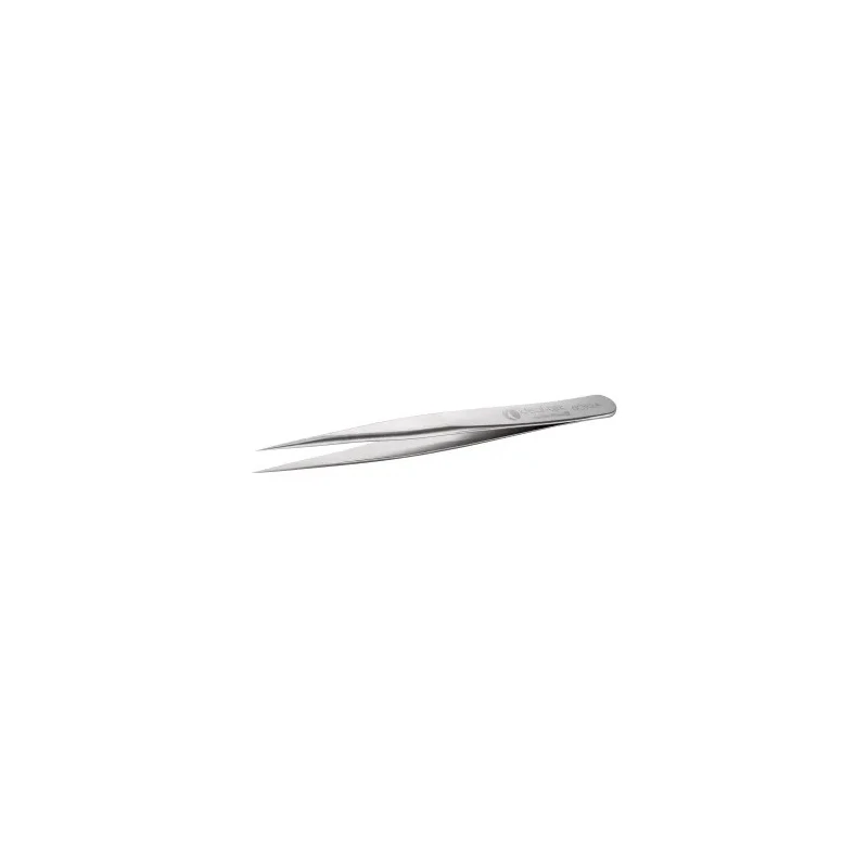 ideal-tek 90mm Stainless Steel Fine, Straight, Sharp Tweezer 0C9.SA