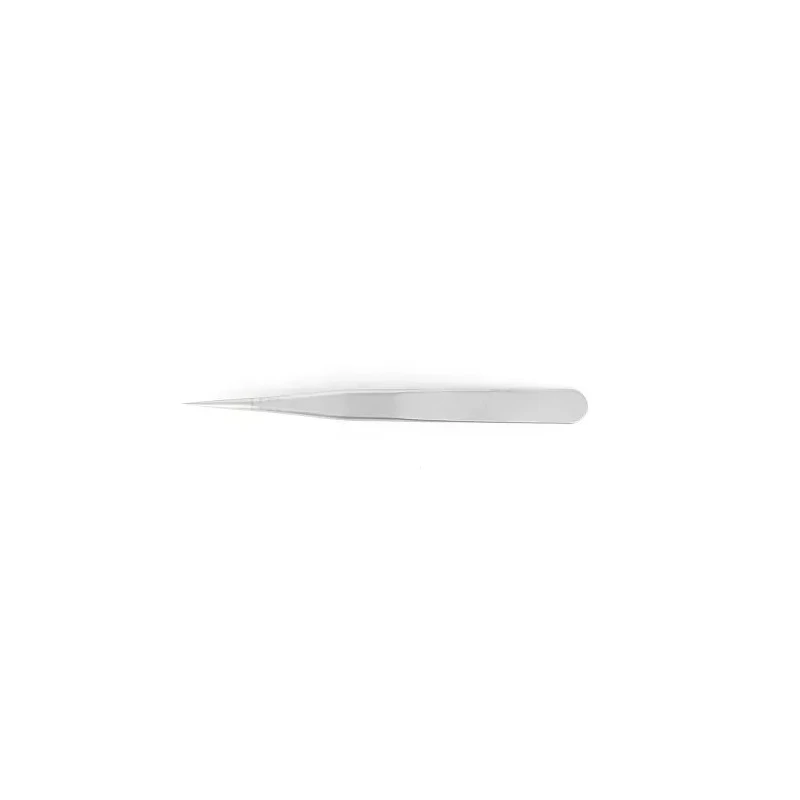ideal-tek 90mm Stainless Steel Fine, Straight, Sharp Tweezer 0C9.SA