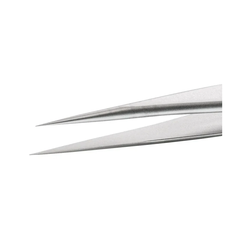 ideal-tek 90mm Stainless Steel Fine, Straight, Sharp Tweezer 0C9.SA