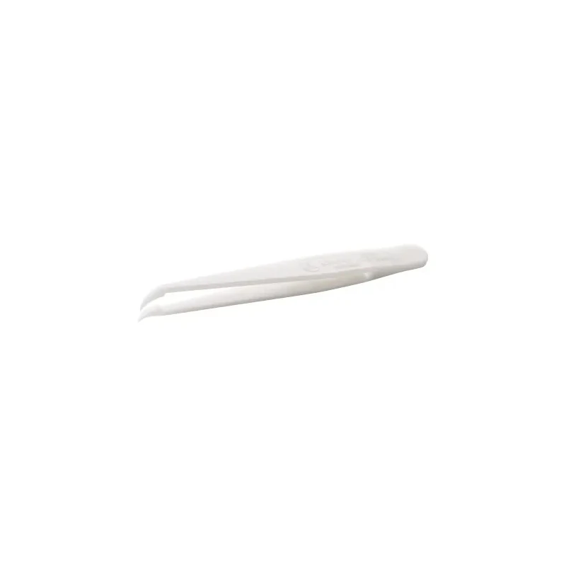 ideal-tek 115mm Plastic Fine Curved Tweezer Anti-Magnetic 707A.DG.ITR