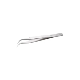 ideal-tek Stainless Steel Sharp Curved Fine Tweezer 115mm 7A.SA