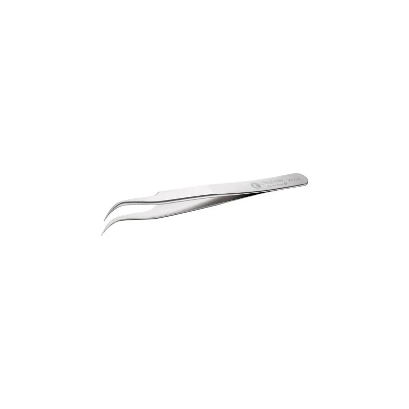 ideal-tek Stainless Steel Sharp Curved Fine Tweezer 115mm 7A.SA