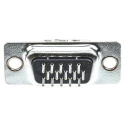 HARTING 15 Way Straight 2.29 mm Pitch Through Hole D-Sub Connector 09561617700