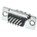 HARTING 15 Way Straight 2.29 mm Pitch Through Hole D-Sub Connector 09561617700