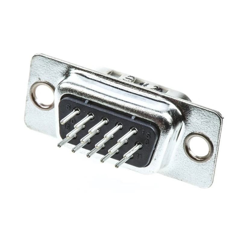 HARTING 15 Way Straight 2.29 mm Pitch Through Hole D-Sub Connector 09561617700