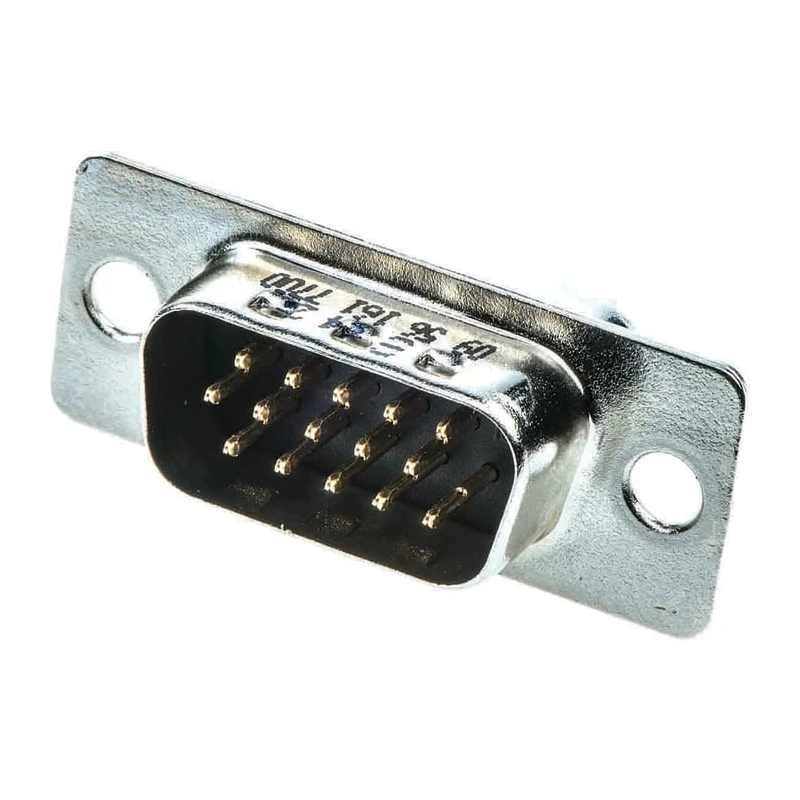 HARTING 62 Way Straight 2.41 mm Pitch Through Hole D-Sub Connector with Screw Lock Male 09564617700
