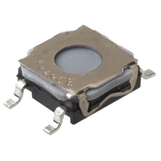 C & K IP67 Clear Flush Tactile Switch Surface Mount SPST 50mA 32V dc 