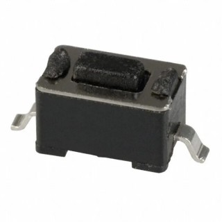 C & K IP45 Black Tactile Switch Button 3 mm, SPST 50mA, 250 V AC 12 V DC, Surface Mount PTS635SL43SMTR LFS