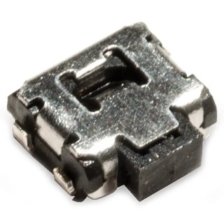 C & K IP40 Black Tactile Switch Button 1.7 mm SPST 50mA 12 V dc Surface PTS840 PM SMTR LFS