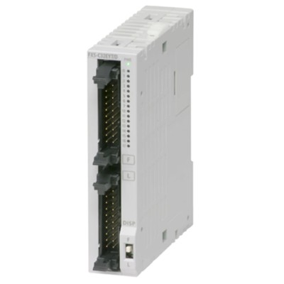 Mitsubishi Electric Digital I/O Module DC Transistor 16 Inputs 16 Outputs DIN Rail Mount for MELSEC iQ-F FX5-C32ET/DSS