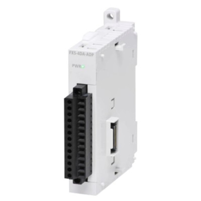 Mitsubishi Electric Analogue Module DC Output 4 Channels DIN Rail Mount for iQ FX5U PLC FX5-4DA-ADP