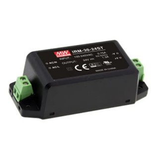 MEAN WELL IRM-30-24ST Switching Power Supply 24V DC, 31W, Universal Input 85-264V AC, Chassis Mount IRM-30-24ST