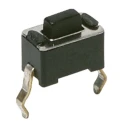 C & K IP40 Black Tactile Switch Button 3 mm SPST 50mA 250 V AC 12 V DC Through Hole PTS635SL43 LFS