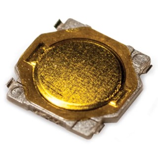 C & K IP40 Gold Tactile Switch Button Surface Mount SPST 50mA 12V dc Momentary Actuator IP40 