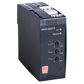 RS PRO Soft Starter 1.5 kW 400 V AC IP20 Microcontroller-Controlled DIN Rail Mount IP20 RS PRO