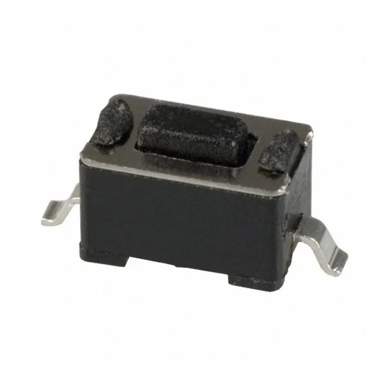 C & K IP45 Black Tactile Switch Button 3 mm 50mA 250V AC 12V DC Surface Mount PTS635SL43SMTR LFS