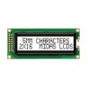 Midas Alphanumeric LED LCD Monochrome Display White on White 2 x 16 Characters MC21605B6W-FPTLW-V2